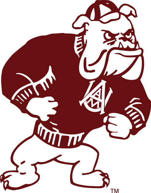 Alabama A&M Bulldogs 1980-Pres Alternate Logo diy DTF decal sticker